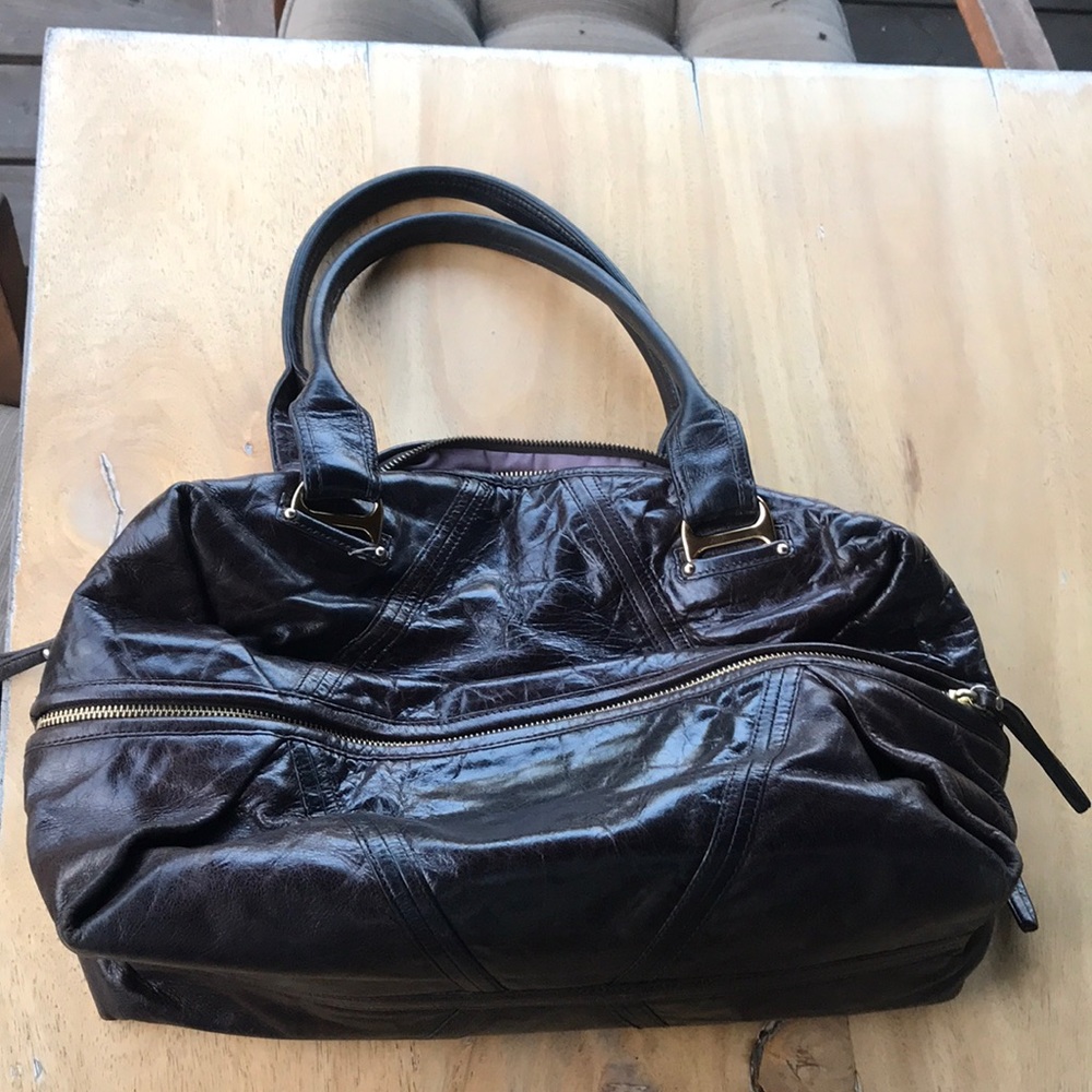 Kooba Brown Leather Shoulder Bag